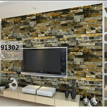 

3d rock brick stone wallpaper rolls papel de parede for living room TV backdrop wall paper 3d vinyl wallcoverings