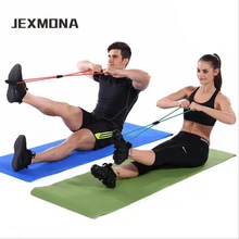 Йога пружинный тренажер полос 8 Форма тянет веревку фитнес, Пилатес Прочный Пояс латексные эластичные тренировки резиновые трубки