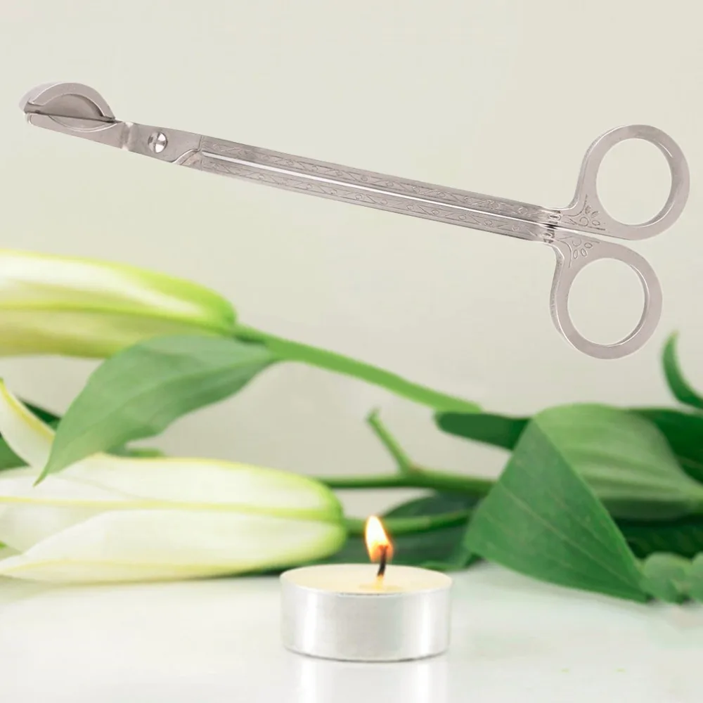 OUTAD Candle Wick Oil Lamp Stainless Steel Scissors Trim Trimmer Cutter Snuffers | Инструменты