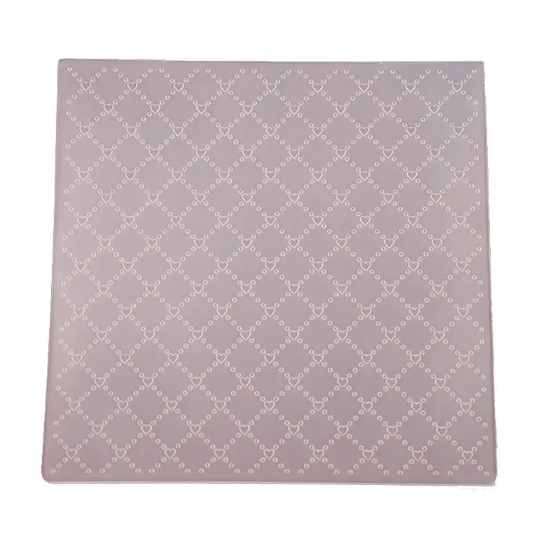 

Plastic Embossing Folder Template DIY Scrapbook Photo Album Card Making Decoration Crafts Heart