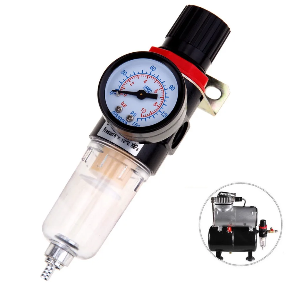 

1/4 "compressed air filter water separator pressure reducer fcompressor maintenance for gas source processor