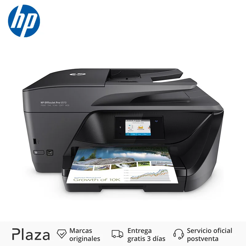 

HP OfficeJet Pro OfficeJet Pro 6970 All-in-One Printer Thermal inkjet 600 x 1200 DPI 225 sheets A4 Direct printing Black
