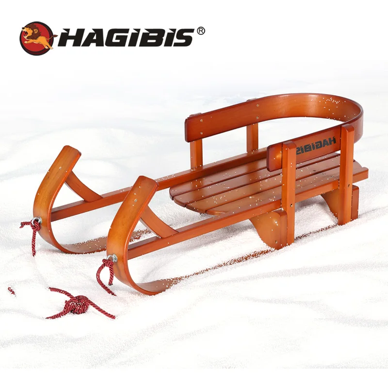 Детские Сани из дерева hagils санки бука для катания на коньках зимние уличные