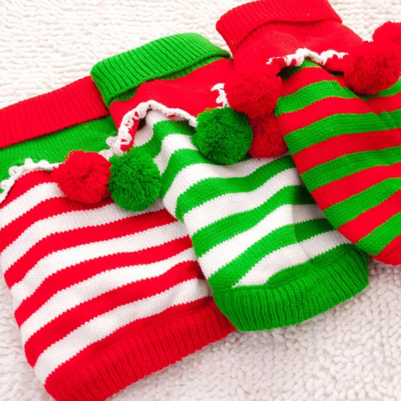 

Christmas Cute Sweater Pet Dog Costume for Winter Puppy Xmas Comfortable Warm Turtleneck Cloth Pet Dog Winter Supplies