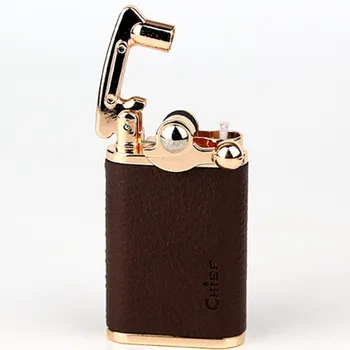 

Litchi pattern golden Gas Cigarette Lighter Cigarettes Kerosene Flint Petrol Vintage Gasoline Lighter Oil Petrol Refillable