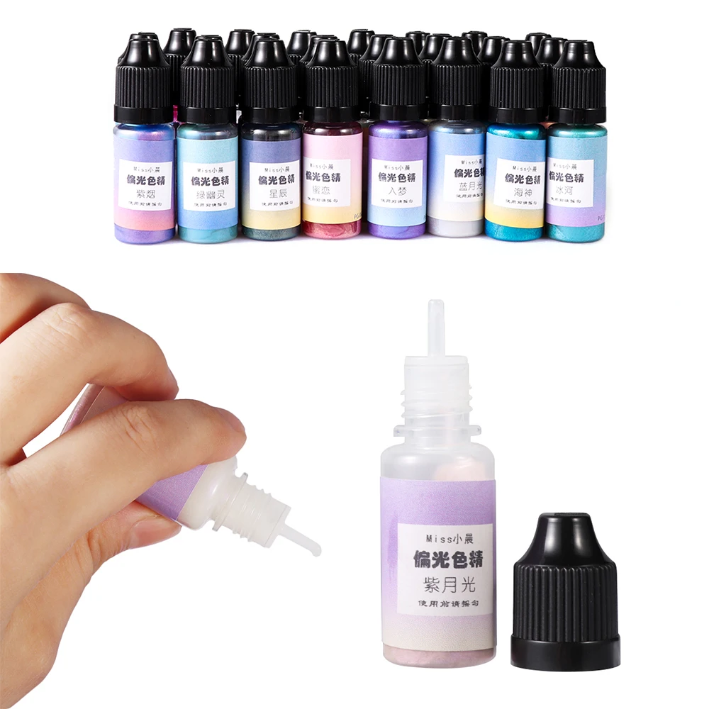 

10g/bottle UV Resin Liquid Pearl Dye Pigment Resin Epoxy For DIY Making Crafts craft supplies crafts materials craft accessories