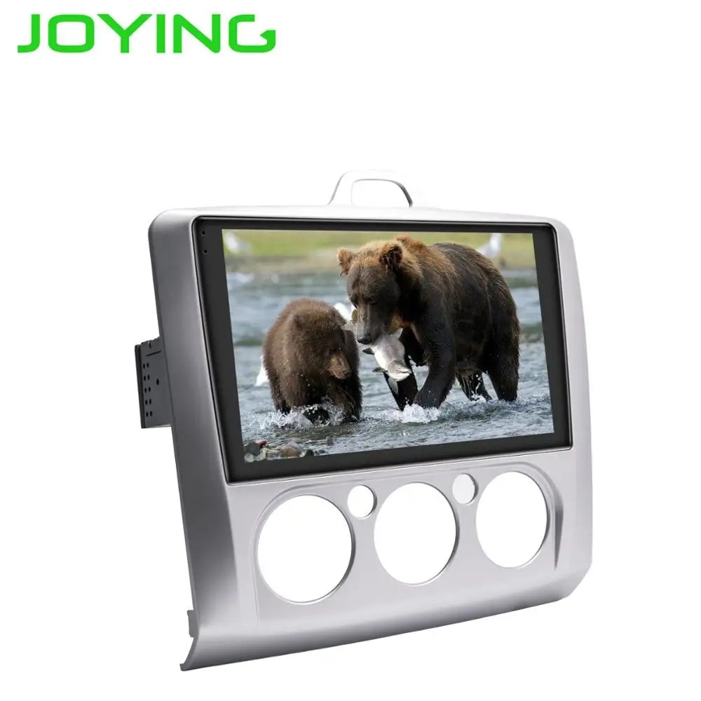 Discount JOYING Octa Core 1 din Android 8.1 car dvd radio video player 2G+32G 9 inch Stereo for Ford Focus 2004-2011 wifi BT navigation 4