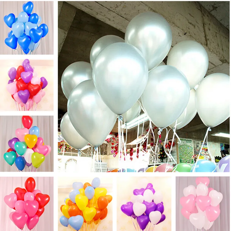 

2.2g Silver Latex Balloons Wedding Decoration Ballon Marriage Ballonnen Birthday Party Decorations Kids Supplies Baby Shower Boy