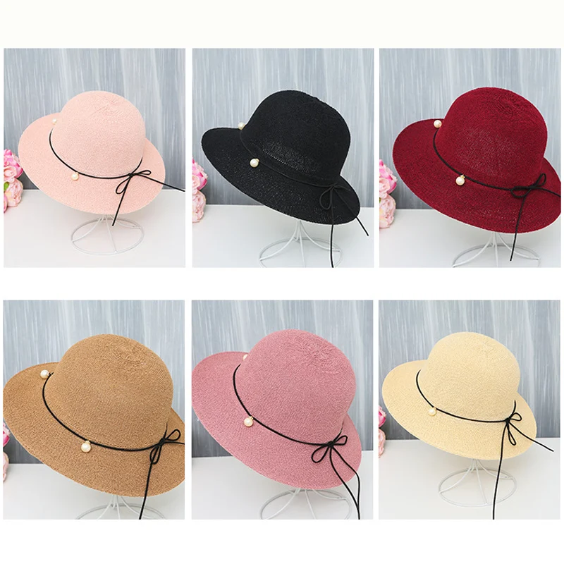 Для женщин летние пляжные шляпы Корейская версия дикого крышка Соломенная шляпка Glris шляпа от солнца Приморский солнцезащитный крем головные уборы уличные маска для лица