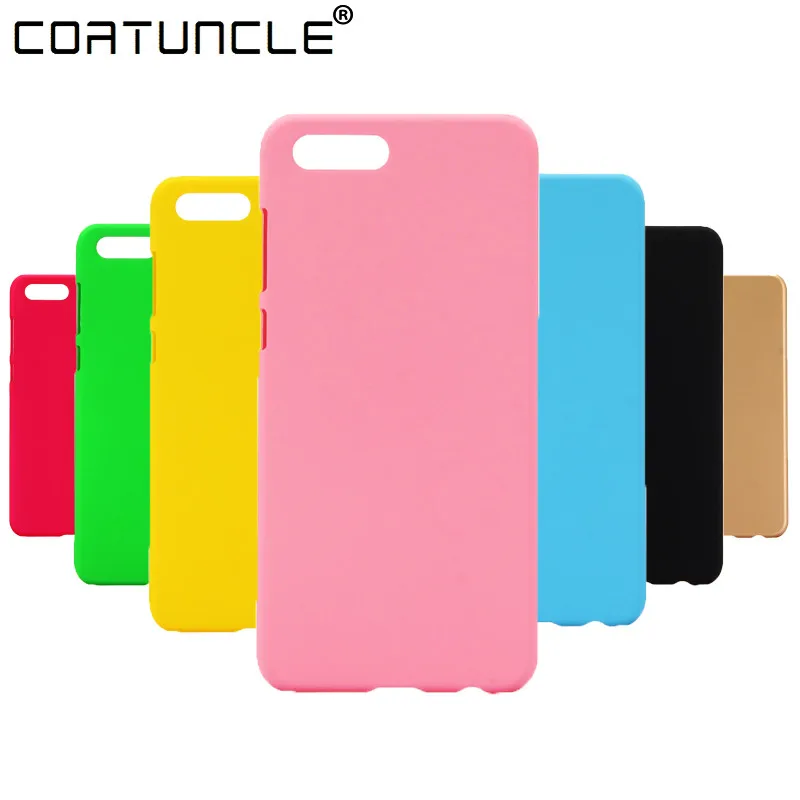 

COATUNCLE Phone Case sFor Fundas Huawei Honor 10 case For Coque Huawei Honor 7C Candy Color Hard plastic PC cover phone cases