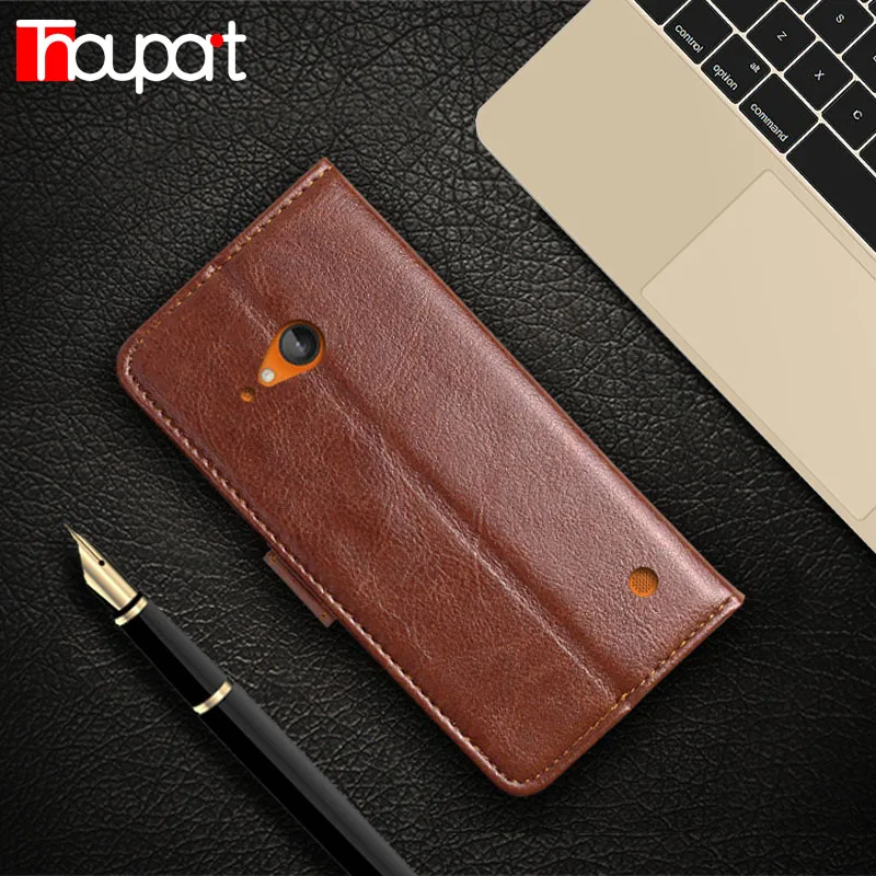 Thouport для Nokia Lumia 730 735 чехол Crazy Horse ретро фоторамка кожаный s телефона|leather case|phone