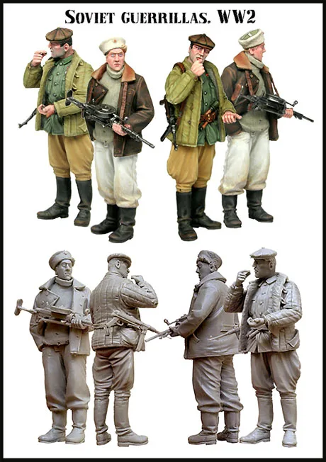 

WW2 SOVIET GUERRILLAS 1/35 Resin Model Kit