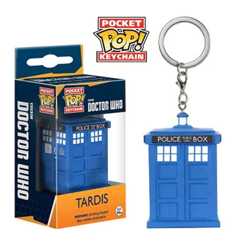

Funko POP 4cm Cute DOCTOR WHO TARDIS pocket pop keychain toy doll pvc action Figure Collection Toys for children with retail box