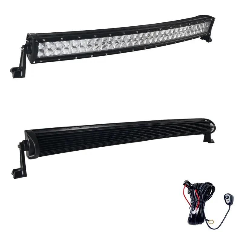 4D 32 inch 300W Curved Work Light Bar with Cree LED Chips for Offroad
