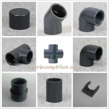 

10pcs conncetors 1/2'' 20mm Water Pipe PVC Elbow Straight TEE Cross Reducer Connector Plastic Irrigation Tube Coupling Joints