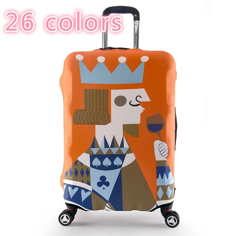 

Wateproof Thicker Travel Suitcase Protective Luggage Case Accessories Elastic Luggage Dust Cover Flamingo 18''-32'' Cover Unique