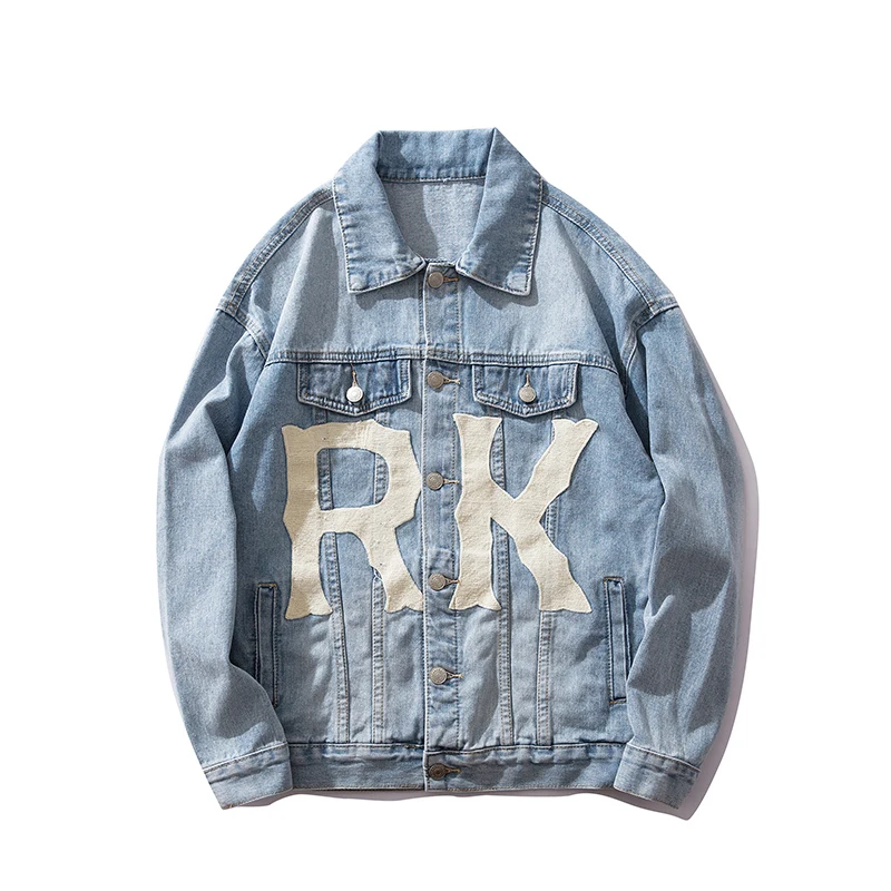 UNCLEDONJM Let's rock mens denim jacket jeans jacket men streetwear outerwear coat hip hop mens clothing tactical jacket 242W UNCLEDONJM Let's rock mens denim jacket jeans jacket men streetwear outerwear coat hip hop mens clothing tactical jacket 242W