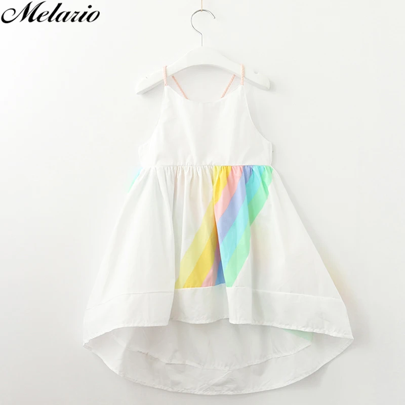 

Melario Girls Dresses 2019 Brand New Summer Girls Princess Costume Silk Chiffon Cotton Kids Clothes Leopard Print Children Dress