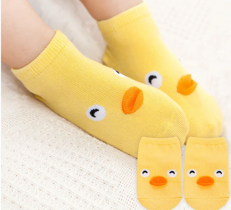 Хлопковые нескользящие носки для малышей 0-4 лет носки с рисунками животных весенне-летние хлопковые носки для мужчин и женщин