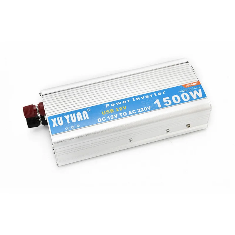 Portable Power Inverter AC 220110V 1500W Car Charger Power Inverter Converter 12 v to 220v Universal Socket Car Inverter (1)