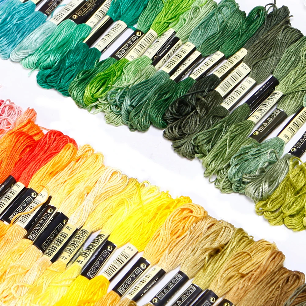 

50 Colors 50pcs DMC Polyester Cross Stitch Embroidery Cross Stitch Thread Sewing Accessory