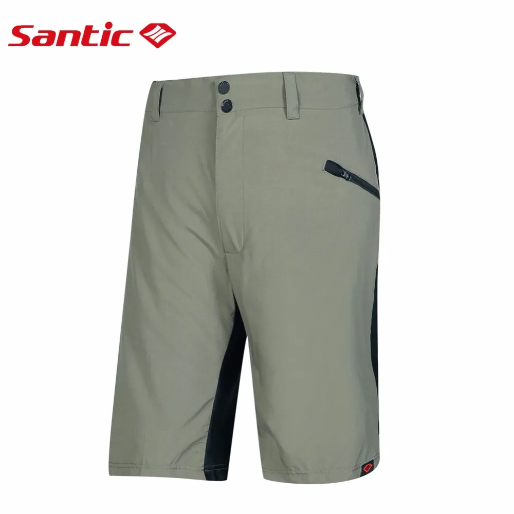 

Santic Cycling Shorts Men Loose Fit Downhill MTB Shorts Two Fabric Elastic Waist Road Mountain Bike Shorts Riding US SIZE M-3XL