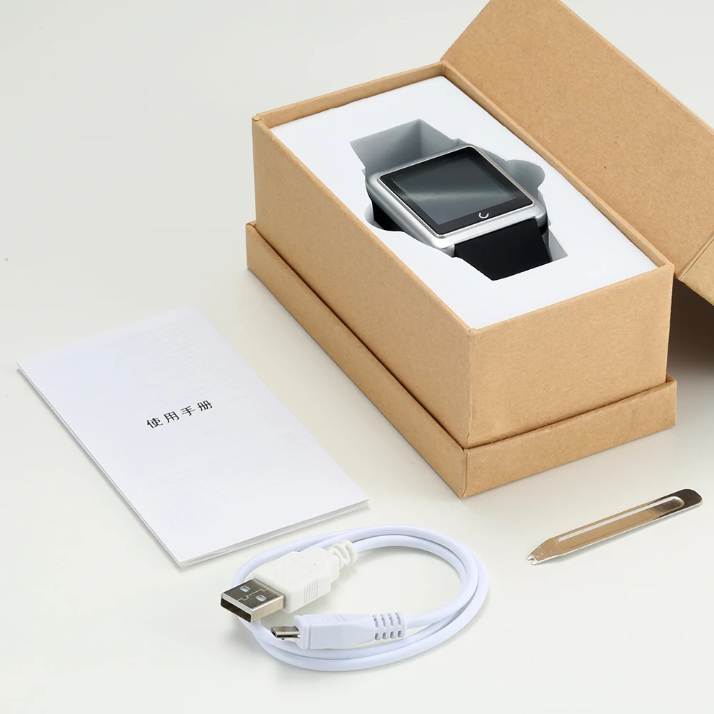 FLOVEME Luxury Bluetooth Smart Watch For Andriod IOS Smart Watch D2 Touchpad Pas