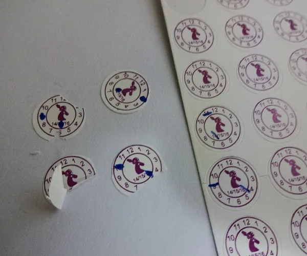 

self adhesive custom printing security tamper-proof friable paper label