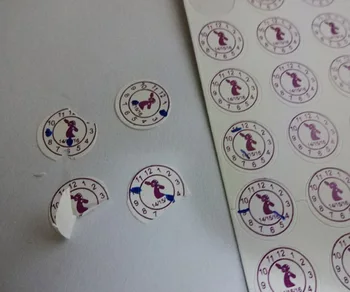 

self adhesive custom printing security tamper-proof friable paper label
