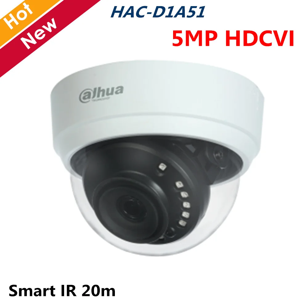 

Dahua 5MP HDCVI Camera HAC-D1A51 Mini Security Camera Cheap and Good quatlity CCTV Camera Survillance Camera 3.6mm Default lens