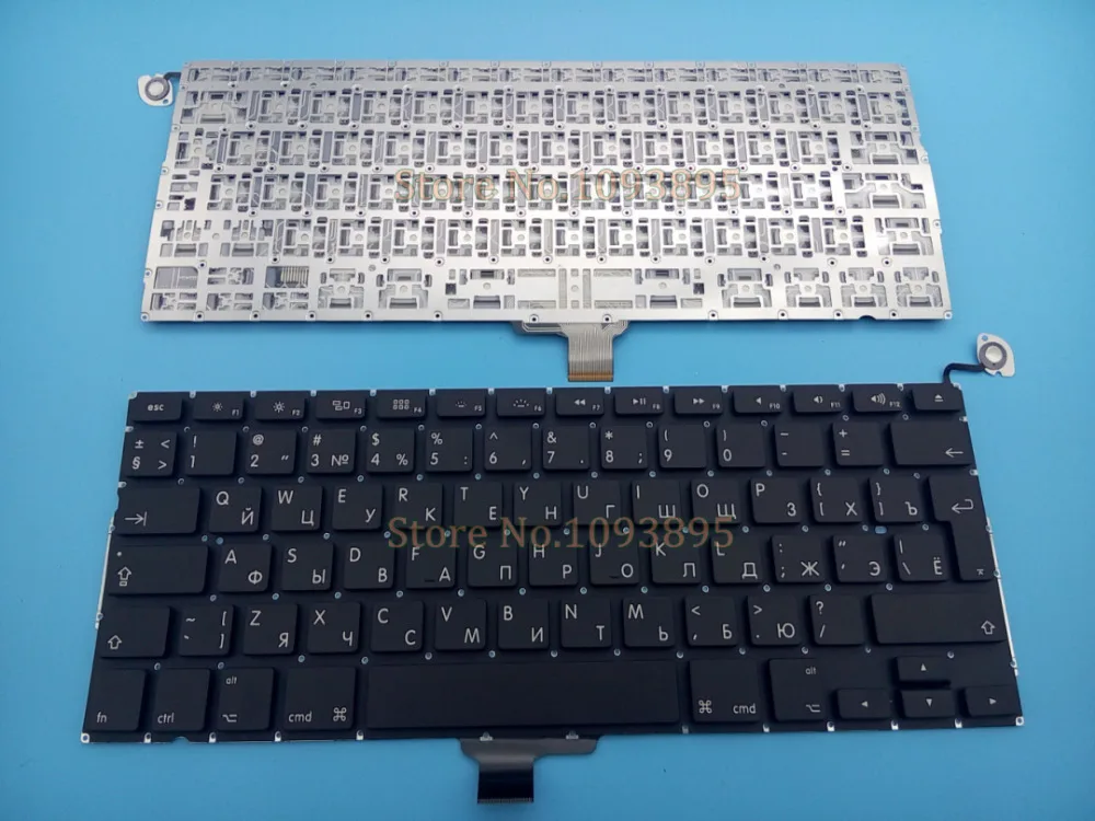 Новая русская клавиатура для Apple Macbook pro 13 дюймов 3 дюйма A1278 Unibody MC700 MC724 MD313 2009-2013 год