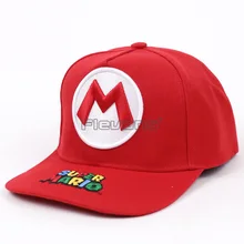 Модная летняя кепка для косплея Super Mario Bros, Бейсбольная Кепка Snapback для мужчин и женщин, Кепка в стиле хип-хоп, шапки для косплея