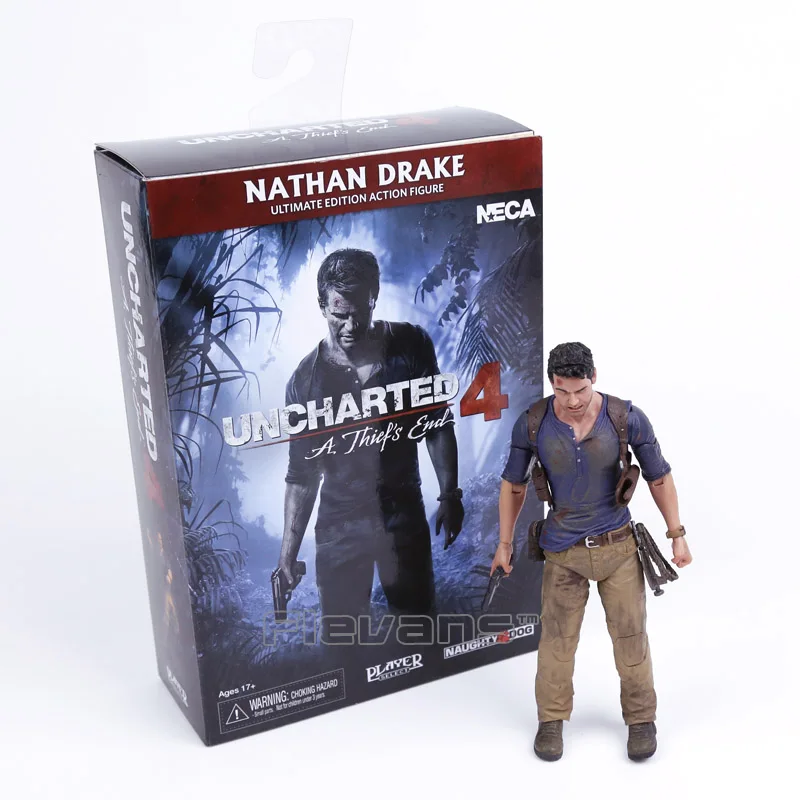 NECA Uncharted 4 A thorder's end NATHAN DRAKE Ultimate Edition ПВХ фигурка Коллекционная модель игрушки 18