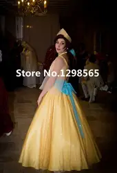 Индивидуальный заказ принцесса Анастасия желтое платье Анастасия костюм Анастасия косплей праздничное платье для взрослых женщин