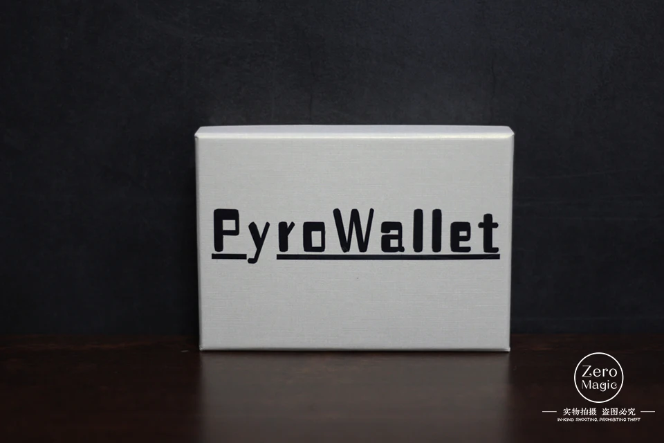 

PYRO Wallet by Adam Wilber - Magic Trick,Mentalism Magic,Close Up,Street Magic,Fun,Party Trick,Illusion,Gimmick