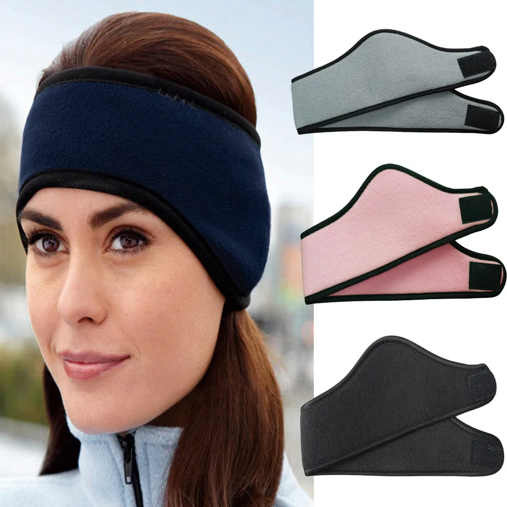Hair accessories Ear Warm Winter scrunchie Unisex Women Men keep Warmer Head Band Ski Ear Muff Hair Band earmuffs Headband L50C