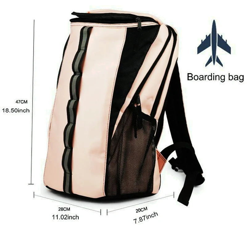 Us 26 68 50 Off Pink Sports Gym Bag With Shoe Compartment Women Designer Lightweight Travel Duffel Outdoor Weekender Backpack Men In