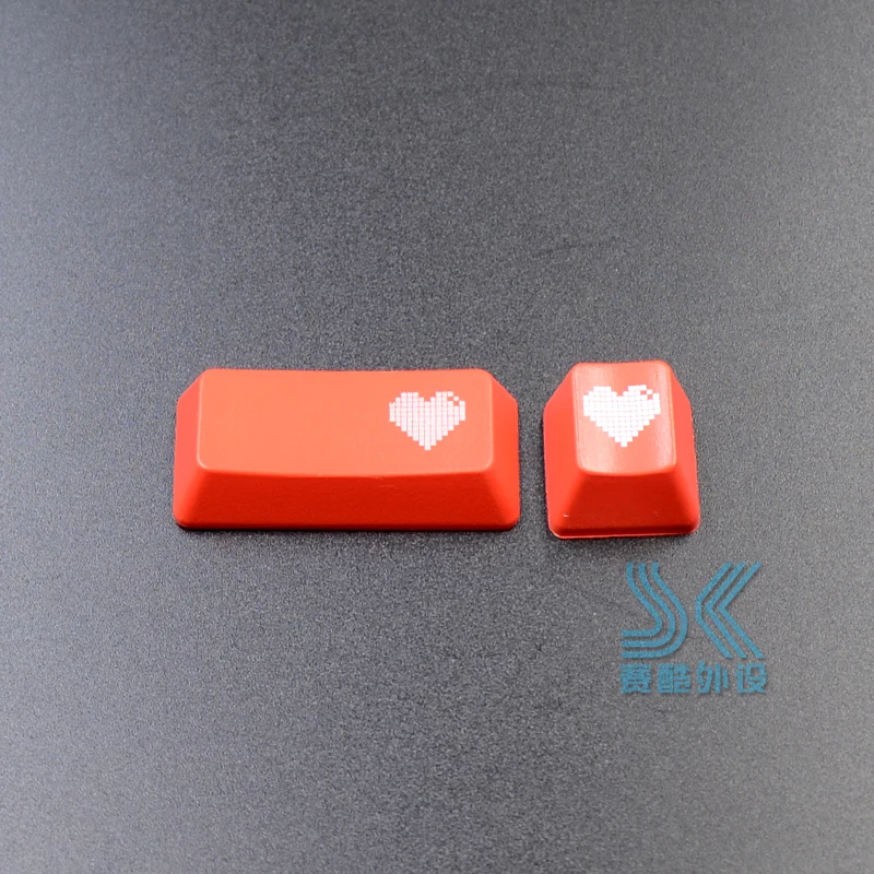 Новинка abs heart keycap красный для cherry MX F ESC R4 Высокая площадь введите лазерную гравированную механическую клавиатуру LOVE key cap