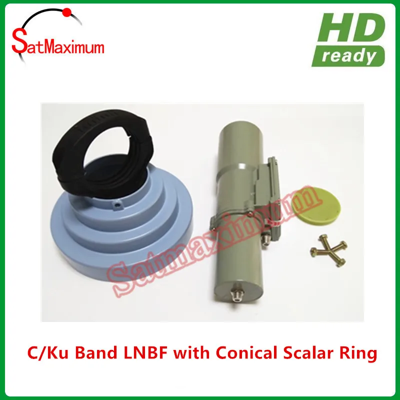 CKu Band LNBF with Conical Scalar Ring 01
