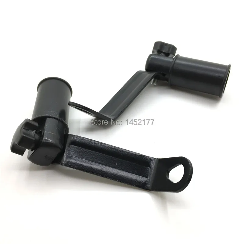 

Yecnecty 2X 10MM Hole Motorcycle Rearview Mirror Mount Holder Clamp Bar Motocross Phone/GPS/USB Socket Bracket Accessories