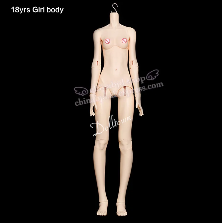 Dolltown 18yrs девушка тело только для 1/3 BJD SD Кукла Смола материал игрушки девушки Britbday подарок мода магазин запчасти