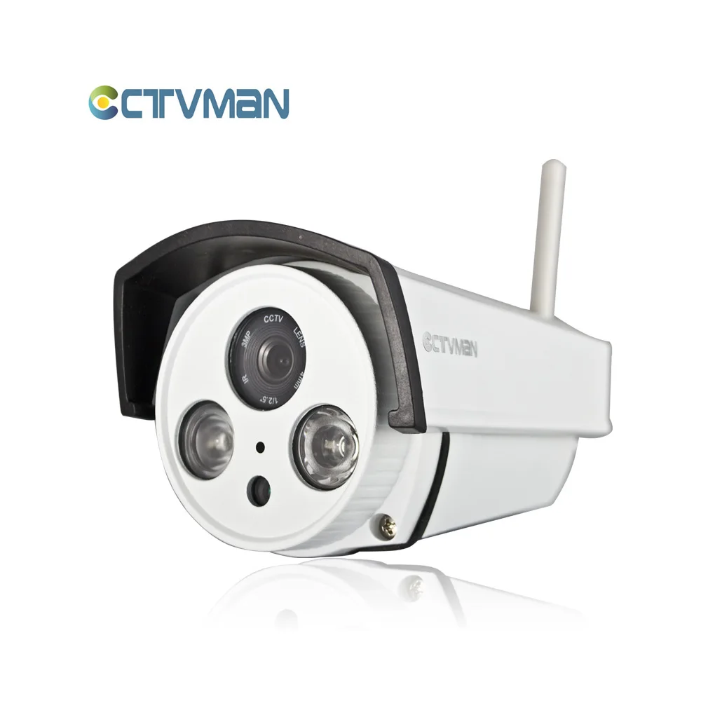 CTVMAN Outdoor CCTV Wifi IP Camera Wi fi SD Card Slot 720P Weatherproof