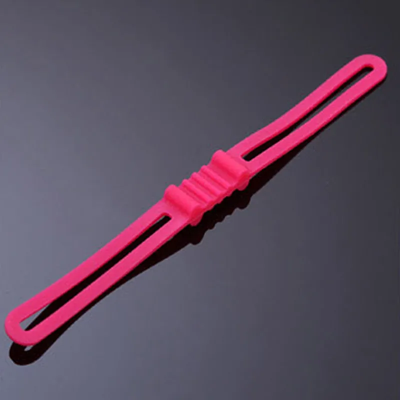 4PCS /PACK Silicone Strap Bike Front Light Holder Bicycle Handlebar Fixing Tie Bycicle Torch Flashlight Bandages Speaker Mount