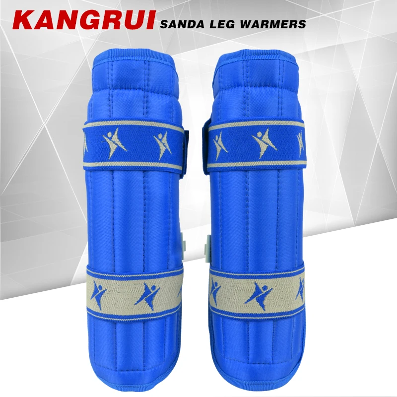 Sanda shin guards Red Color Taekwondo Karate sport martial art adult