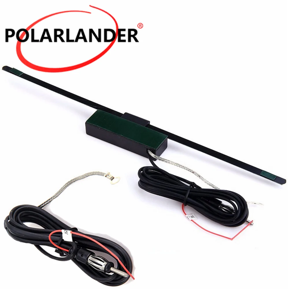 Polarlander 12V радио антенна усилитель электронный авто лобовое стекло антенны de