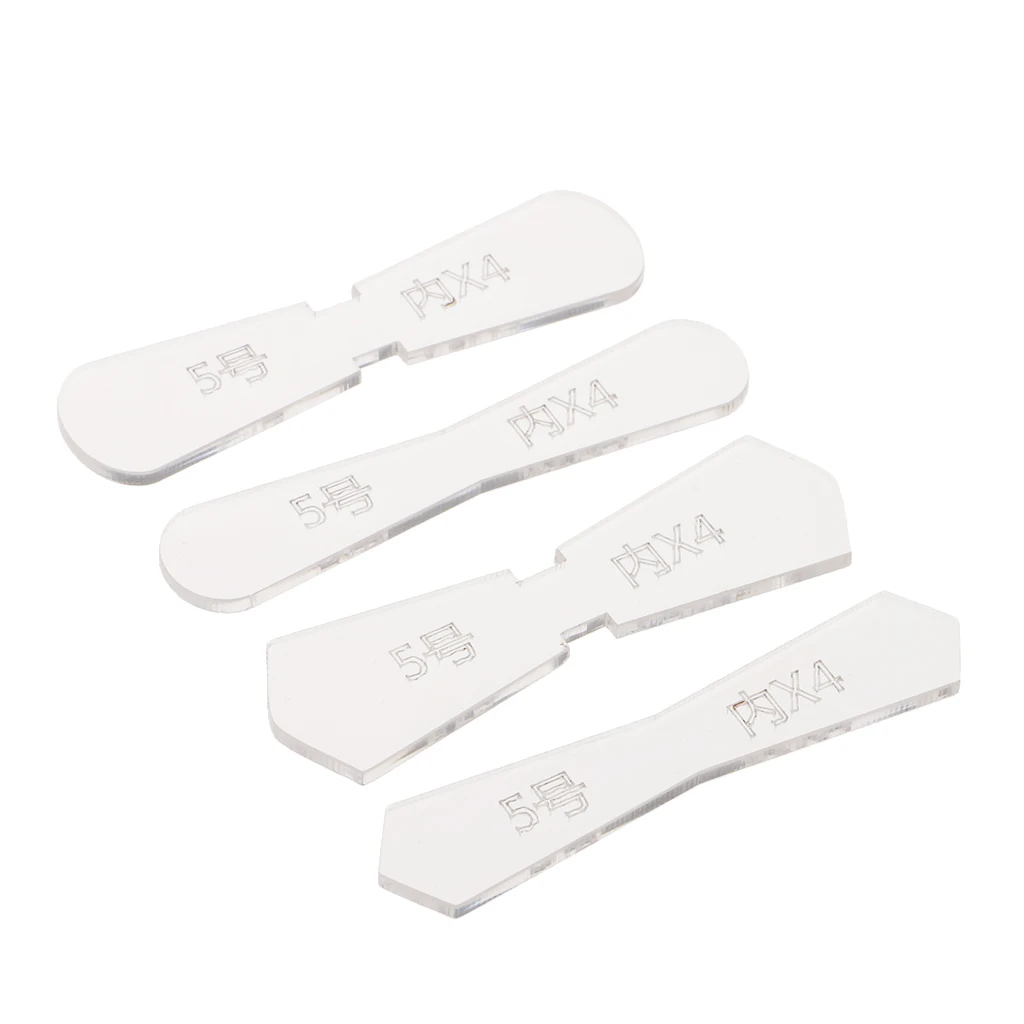 DIY Leather Craft Acrylic Pattern Stencil Template for Zipper Pulls Sliders