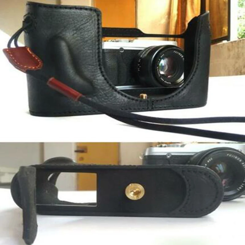 Новая натуральная коровья кожа половина сумка для камеры Leica Q Typ116