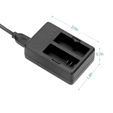 New 2pcs sj7000 battery with dual USB charger for SJCAM sj4000 sj5000 sj5000x sj6000 sj8000 SJ M10 gitup git2 f60 ele cam