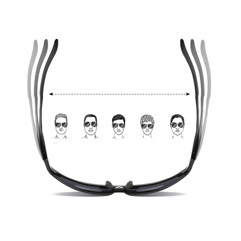 Мужские фотохромные поляризационные солнцезащитные очки для водителей, мужские защитные очки для вождения с антибликовым покрытием UV400, роскошные солнцезащитные очки-хамелеоны