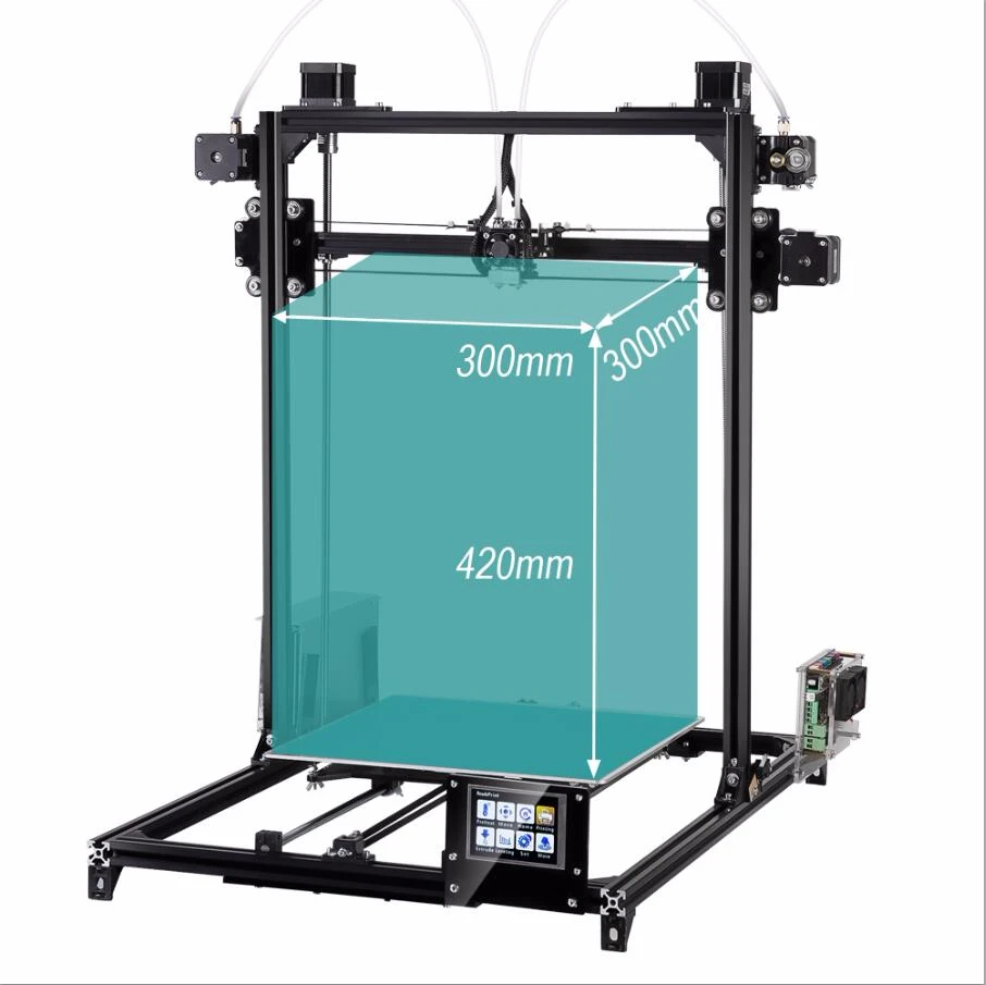 Доставка в немецкий Flsun I3 DIY 3D принтер набор большая площадь печати 300*300*420 мм
